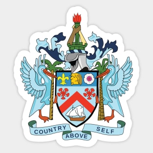 St Kitts and Nevis Coat of Arms Sticker